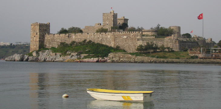 Castle in Bordum Turkey