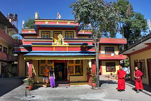 Buddhist temple in Pokhara, Nepal