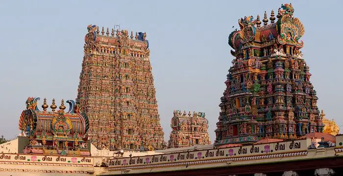 Hindu temple in Madurai, India