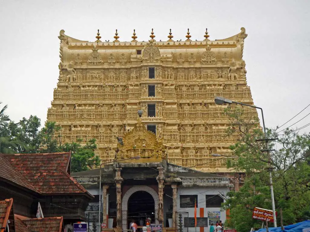 Hindu temple in Thiruvananthapuram, India