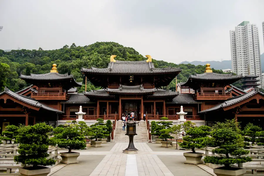 Buddhist temple in Hong Kong