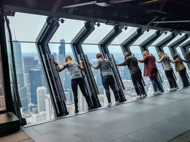 Observation deck in Chicago, Illinois
