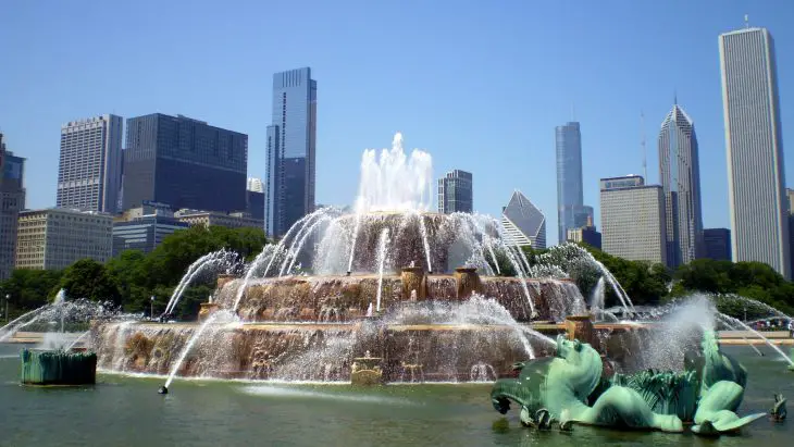 Fountain in Chicago, Illinois
