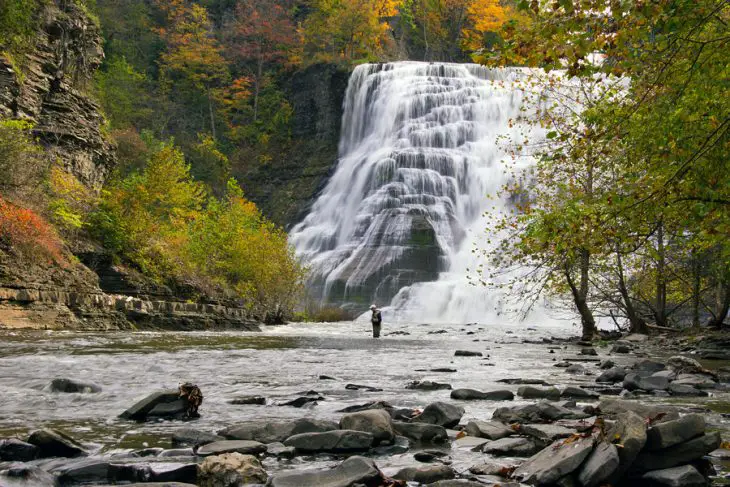 Waterfall in New York State