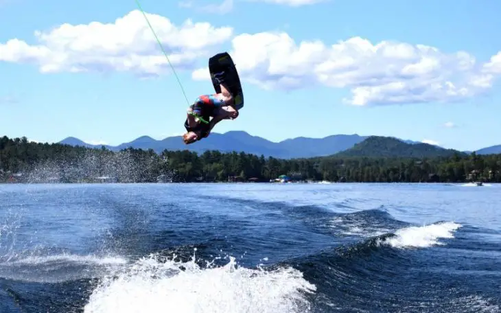 Water skiing instructor in Lake Placid, New York