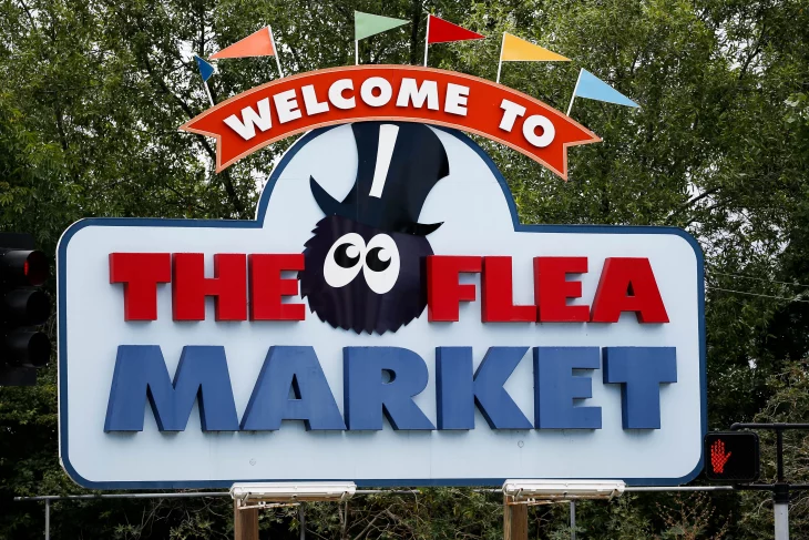 Flea market in San Jose