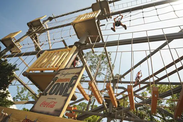High ropes course in Florida
